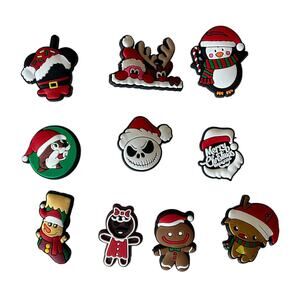 NEW Nightmare Before Christmas SHOE CHARMS 10pc for Croc Shoes Zippers Holiday